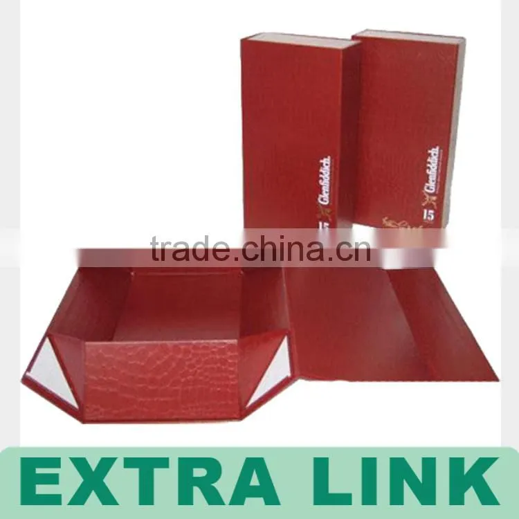 Custom Design Decorative Cardboard foldable cardboard box with rope handle