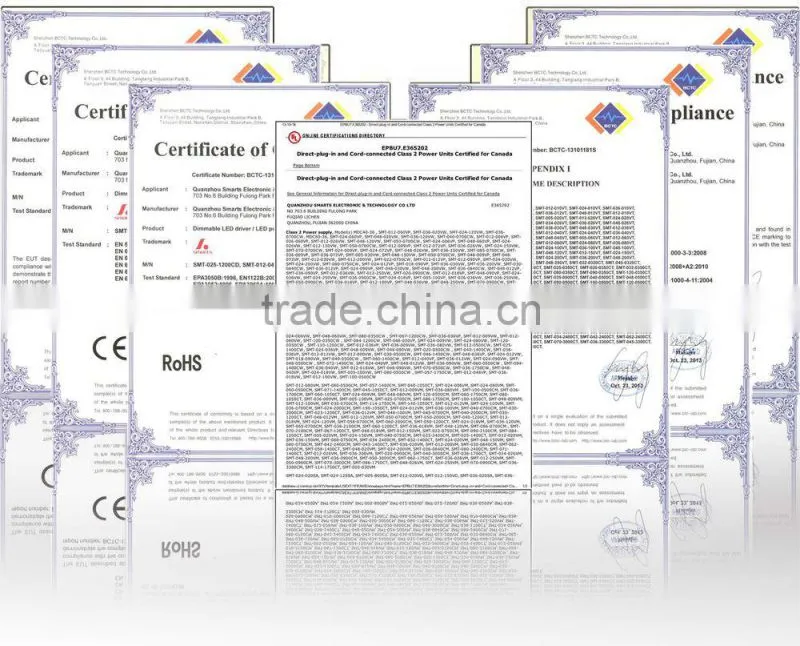 12v 45w 220v rohs ce ul listed dali dimmable cv driver