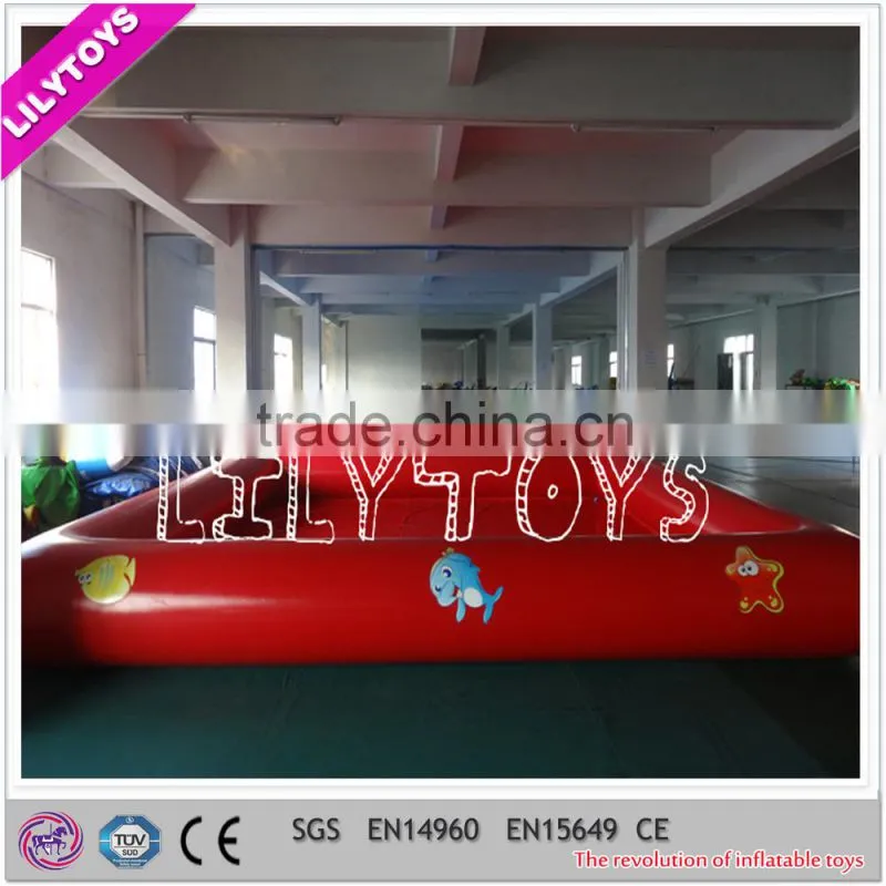 Hot summer yellow color inflatable adult swimming pool