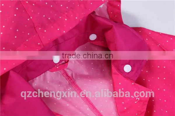 army disposable pvc raincoat for children