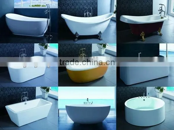 Black bathtub sizes (1650x800x580mm)