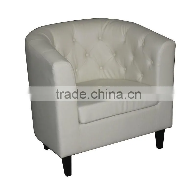 modern leather comfortable tub chair