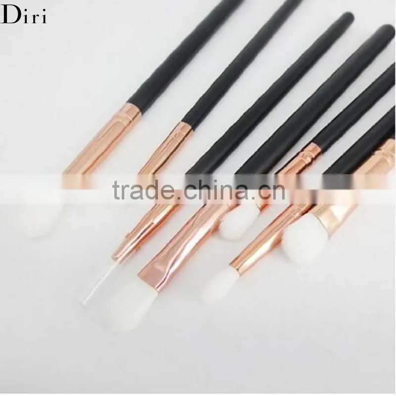 12pcs rose gold pony hair comestic powder makeup brushes sets