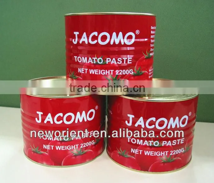 hot selling africa halal food red color natural tomato paste