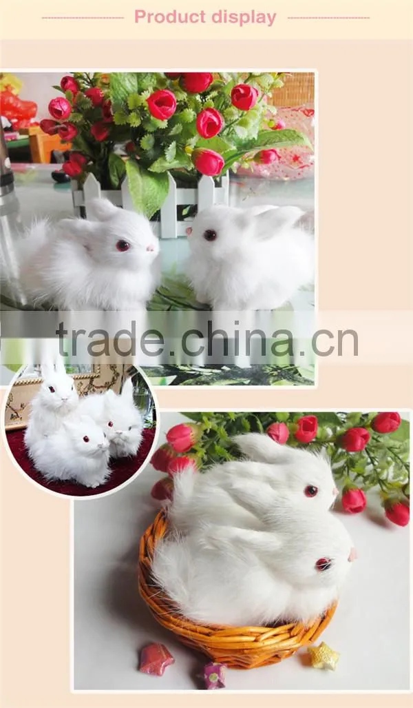 rabbit make fur life size animal replica easter bunny carrot doll