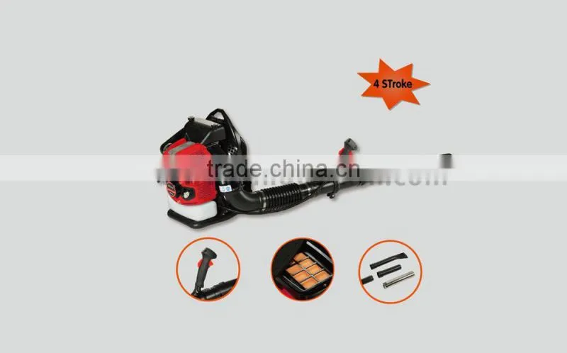 Back-pack 76cc 4-stroke gasoline leaf vacuum blower & vacuum sweeper