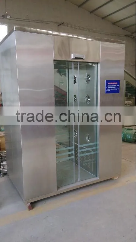 Automatic clean room air shower