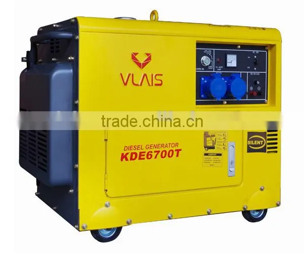 China Vlais High Quality New 6.5KVA Gasoline Generator Open Type 5kw Generator