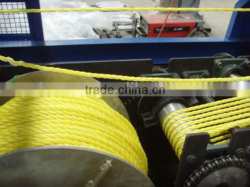 China manufacturer supply pp rope making machine