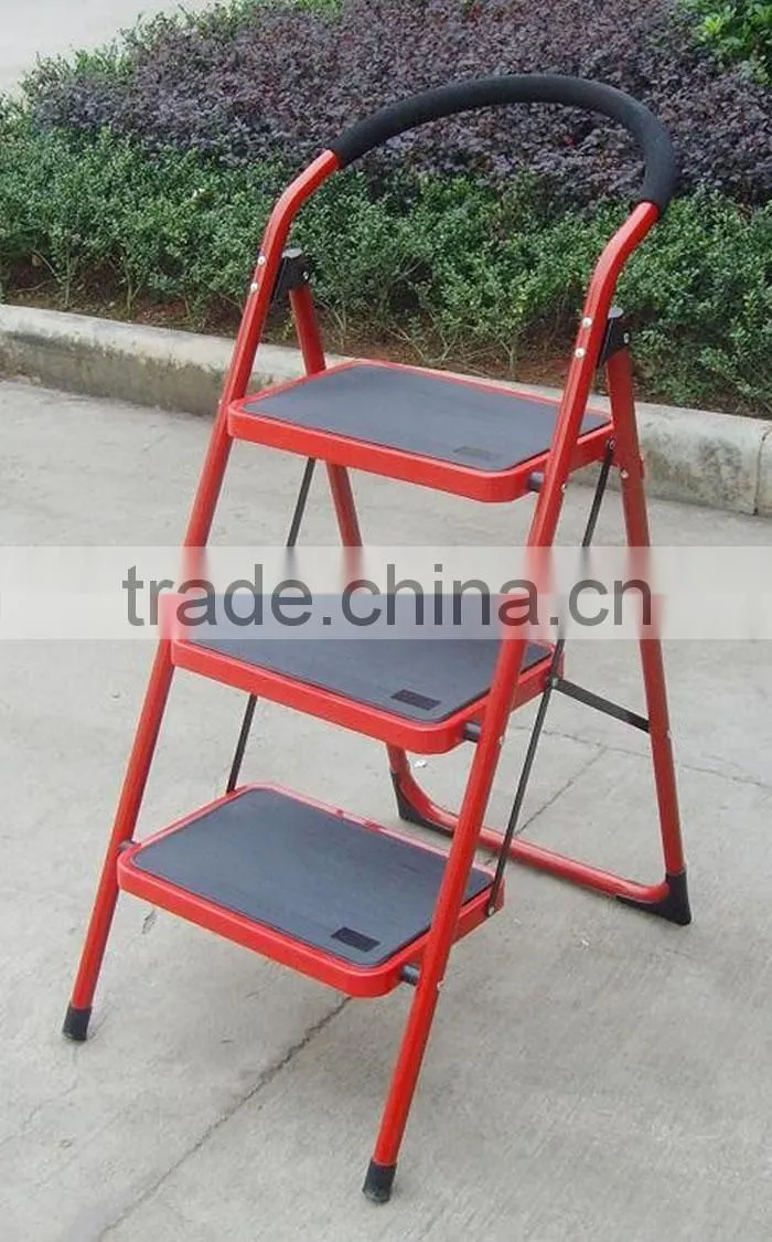 3 step house ladder with EN14183