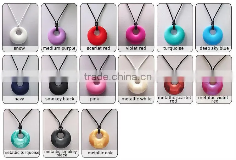 Silicone Chewable silicone steether pendant