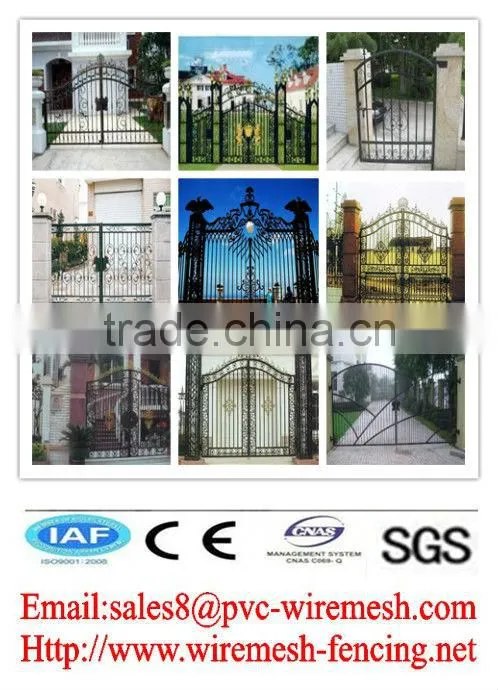 Wholesale alibaba China CE&ISO certificated lowes wrought iron security doors(pro manufacturer)
