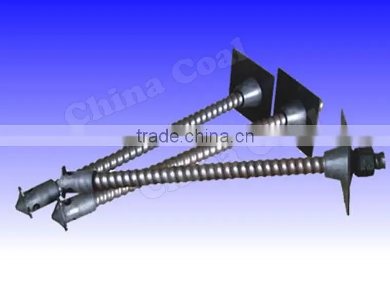 Roadway support anchor rod/right and left handed thread rock bolt