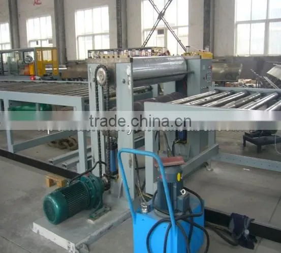 Embossing machine wood plastic post embossing machine