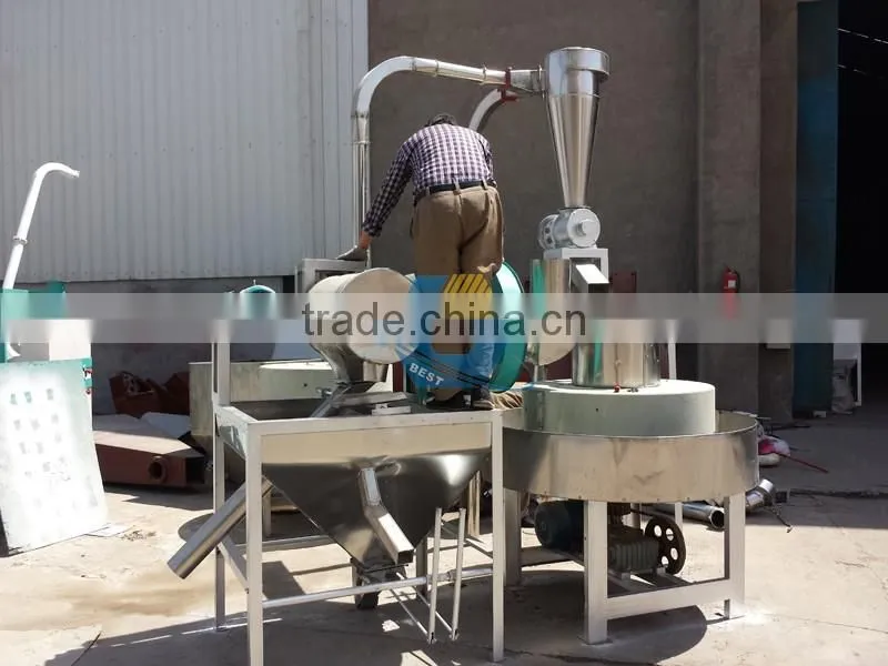 Natural high nutrition value wheat flour automatic stone mill for sale