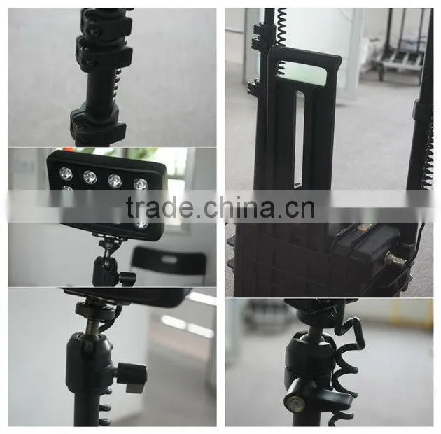 telescoping dual led light heads 5JG-RLS512722-72W rechargeable searchlight high flux led