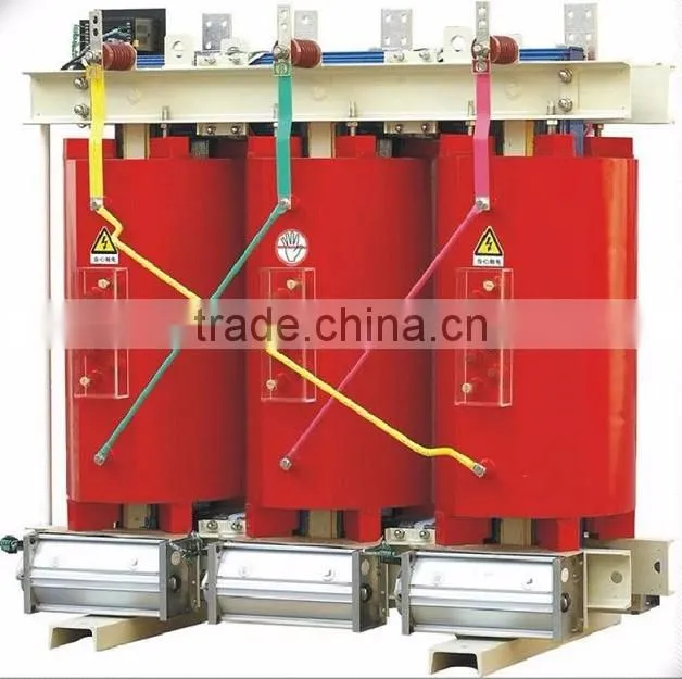 Dyn11 3 phase step down dry type electrical transformer
