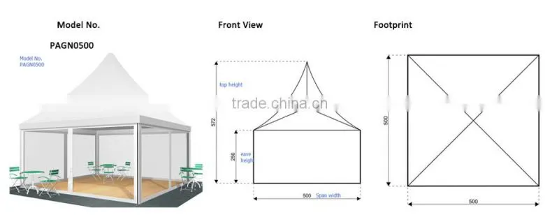 Offer small tent gazebo tent for garden party family party tent