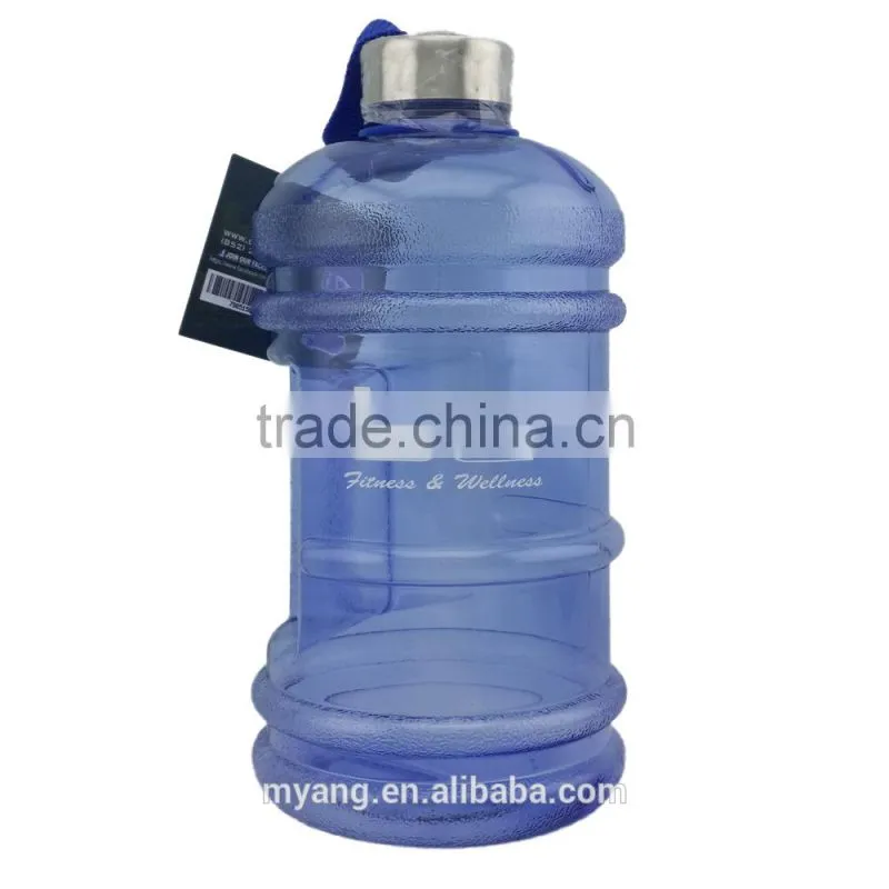 HOT SALE BPA FREE drink bottle2.2L sports bottle,Cheap 2.2 liter clear plastic water jugs with lids/Water jug with side handle