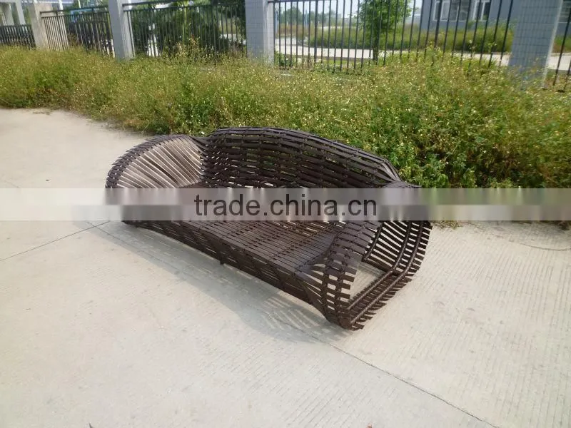 2014 wicker outdoor furniture PE rattan luxury outdoor sofa CF796
