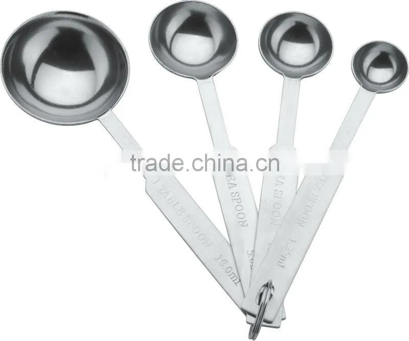staniless steel 4pcs measuring spoon, cooking tool