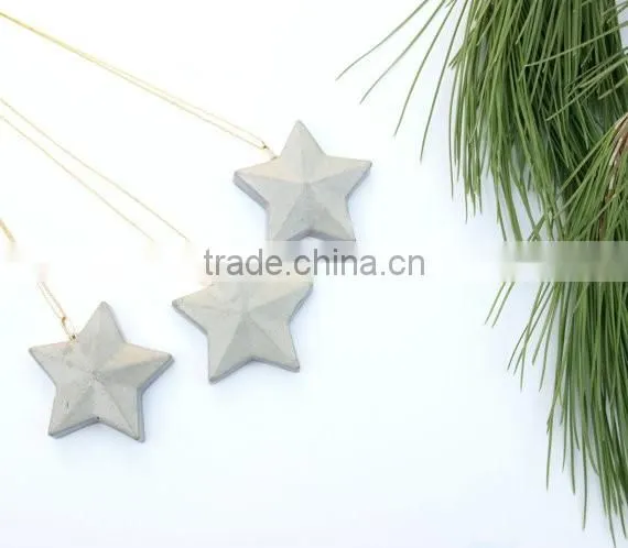 Concrete or cement homewares christmas decoration Concrete Alphabet
