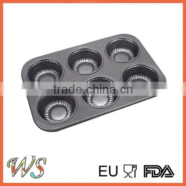 6 Cups Carbon Steel Muffin Pan