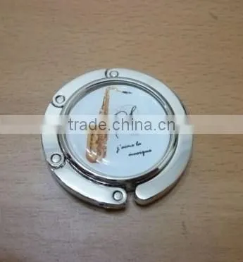 mix-colors diamante foldable metal table bag hanger