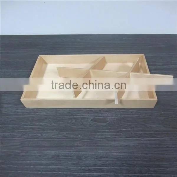 cheap unfinished hand painted wood tray
