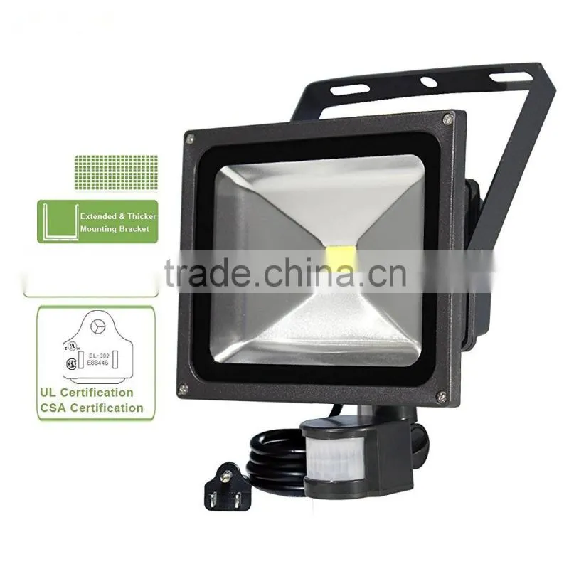 High lumen outdoor ip65 30w motion sensor solar garden light