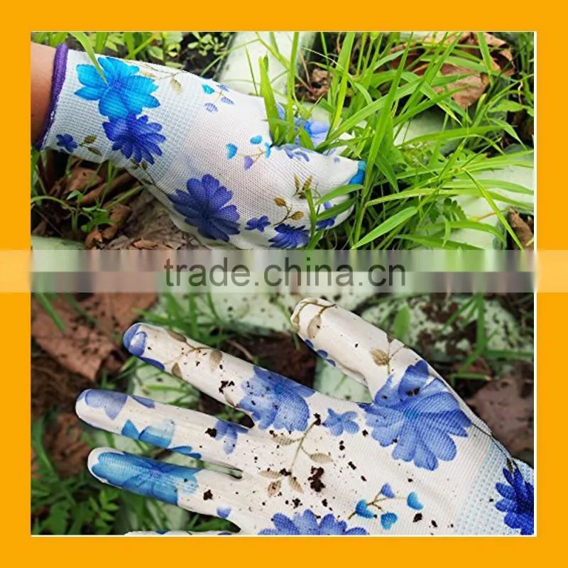 Garden Digging Gloves as seen on TV with Fingertips Right Claws, Great for Digging, Raking, Cultivating