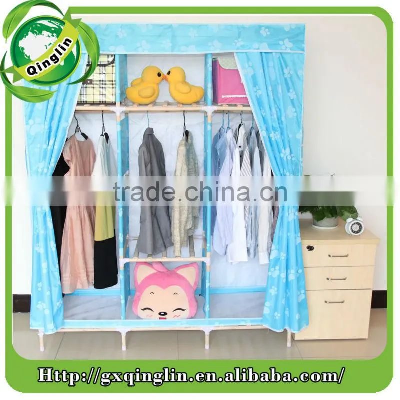 high quality fashion modren portable fabric wardrobe