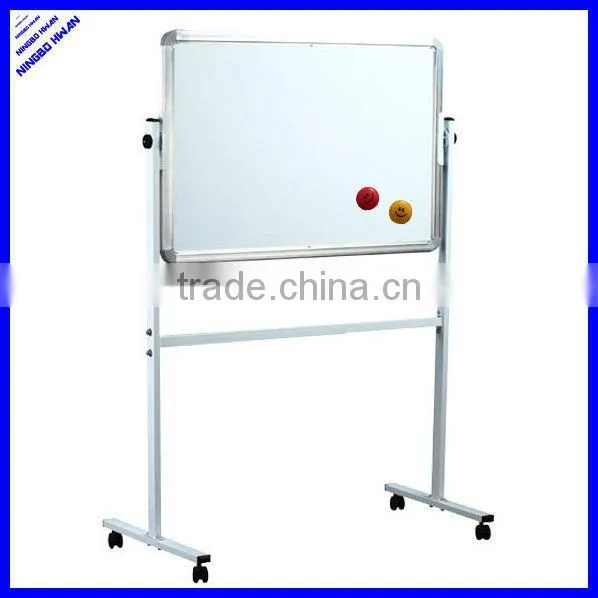 High quality 60x90cm mobile green board stand with wheels