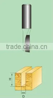 router bit tungsten carbide one flute woodworking bits 6.3mm 1/4in shank