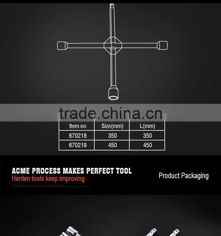 Welcomed Professional Hand Tools Cross Wrench