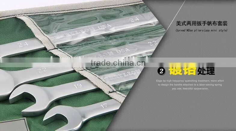 Berrylion 8pcs Combination Wrench Set 8-24mm Combination Spanner Set