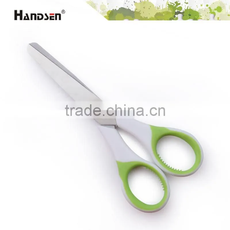5-1/2" PP/TPR handle anti-skid rubber scissors