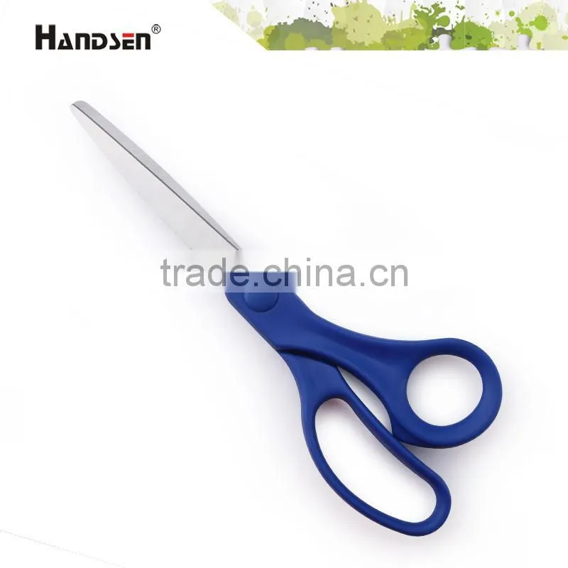 8" cheap lightweight PP plastic handle promotional scissors