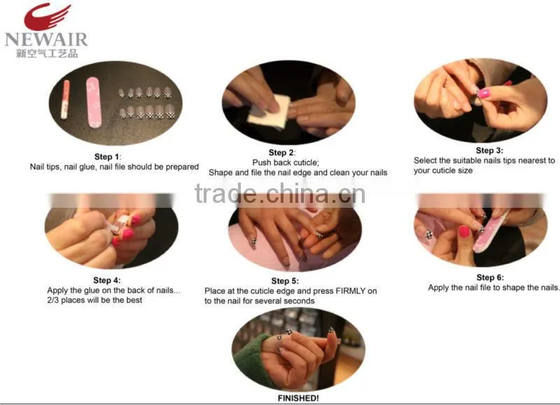 Professional genius 3D flower simple and luxury series nail tips