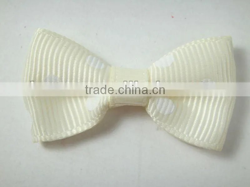 CF0147 Kid small cream bow ribbon for hair