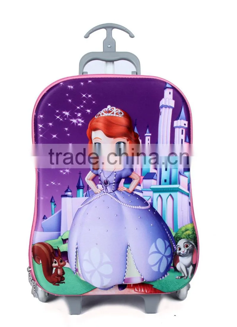 2015 3D wholesale children school bag