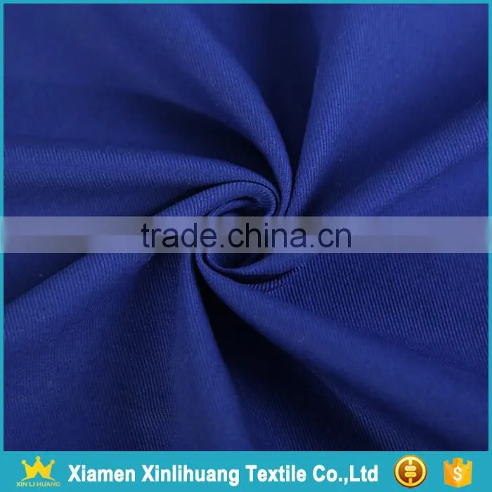 High Quality 16x12 108x56 Medium Weight Royal Blue 100 Cotton Twill Fabric