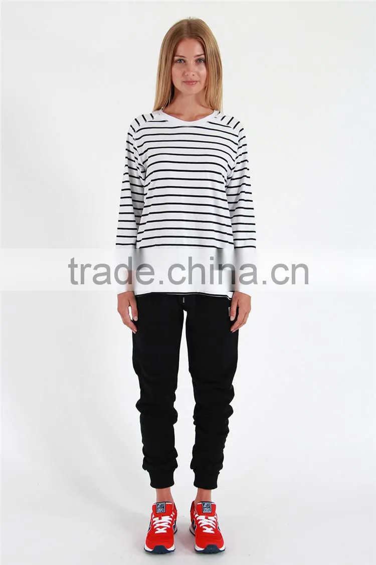 China suppliers black plain sweat pants ladies jogger trousers for women
