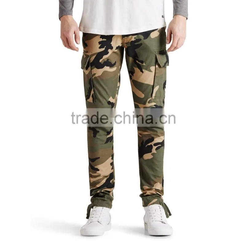 wholesale 2016 new fashion army camo man pants military camouflage