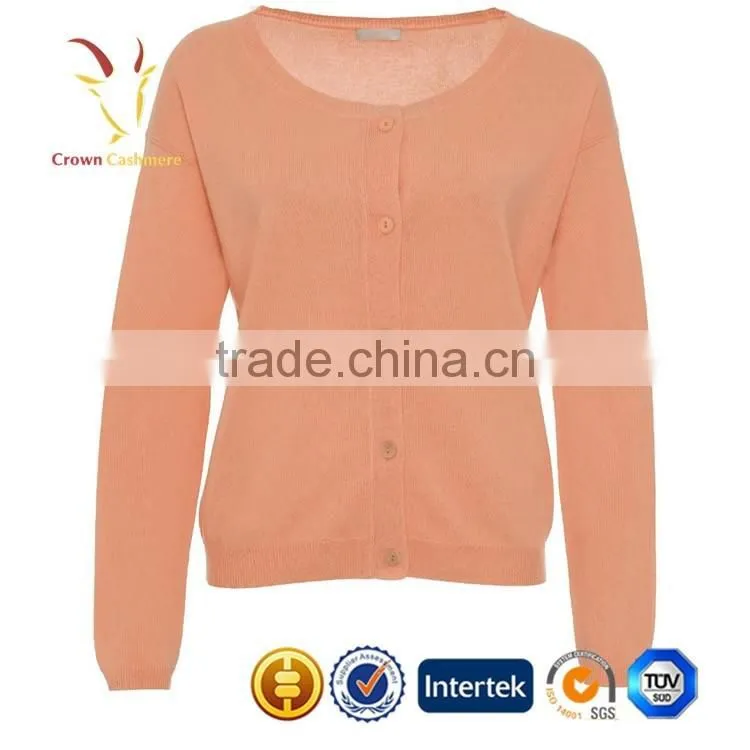 China Crew Neck Wool Cashmere Sweater Womens Luxury Knitwear