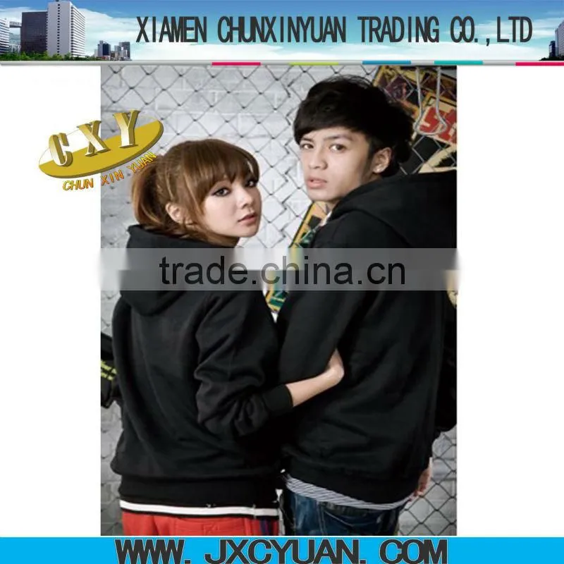 black blank pullover hooded sweatshirt for men and women unisex hoodies with pocket