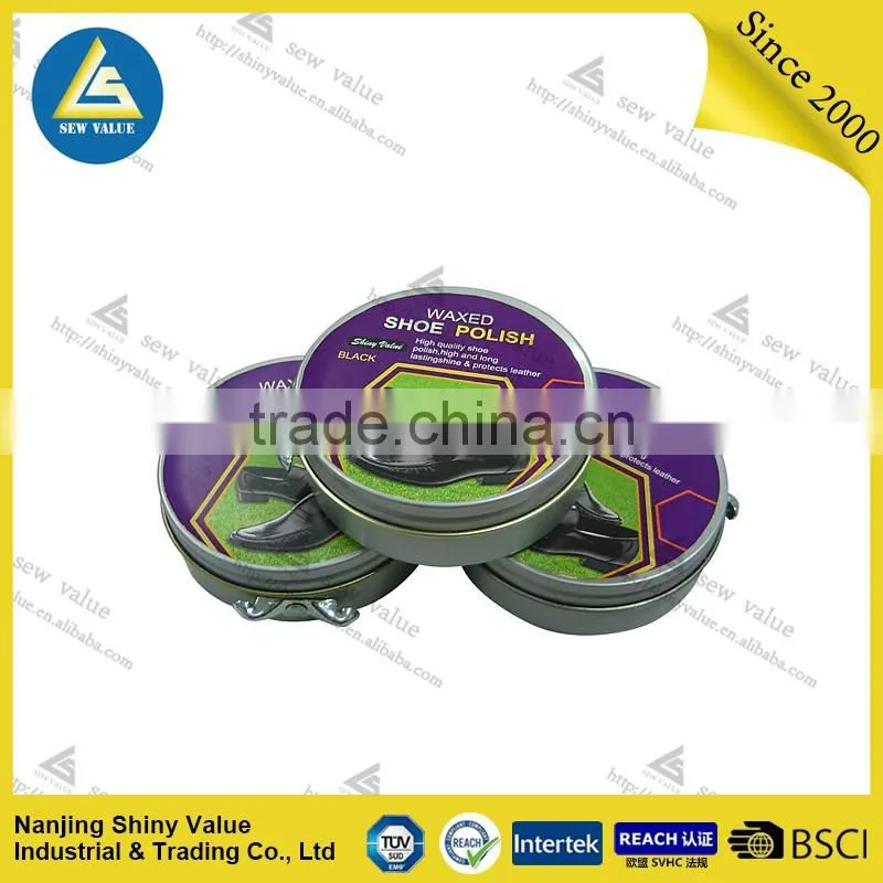 shoe polish for cleaning /tin box/multiple color /Waterproof