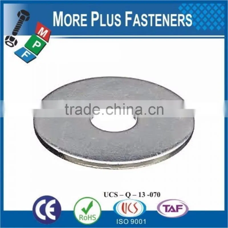 Made in Taiwan Fender Washer Zinc Plated Silicon Bronze Stainless Steel Thick