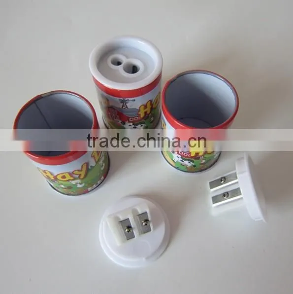 Tin tube sharpener