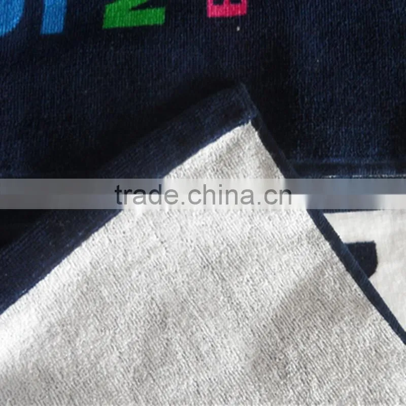 China supplier wholesale cotton custom printed beach towel